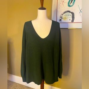 L Athleta Green Sweater